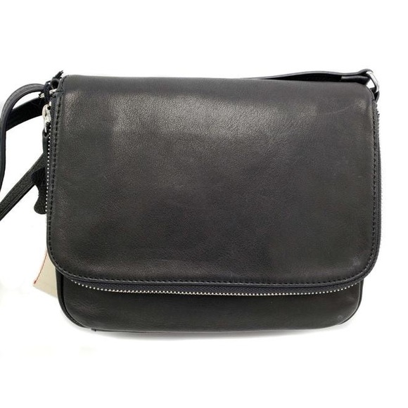 margot Handbags - {MARGOT} leather cross body bag black